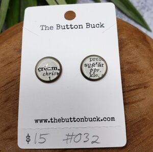 New Handmade | Dictionary Word Earrings